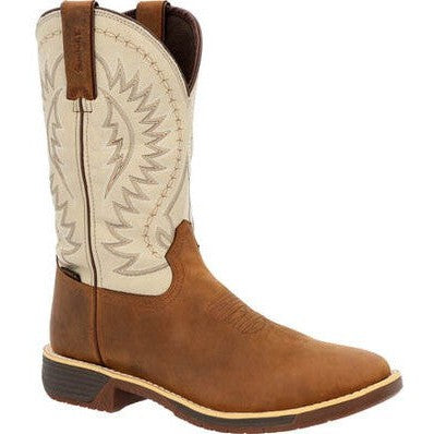 Rocky Men's Rugged Trail 11" Square Toe Waterproof Western Boot -Brown- RKW0366 7 / Medium / Brown - Overlook Boots