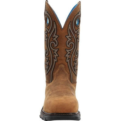 Rocky Men's Carbon 12" Waterproof 6 Carbon Toe Western Work Boot -Brown- RKW0376 - Overlook Boots