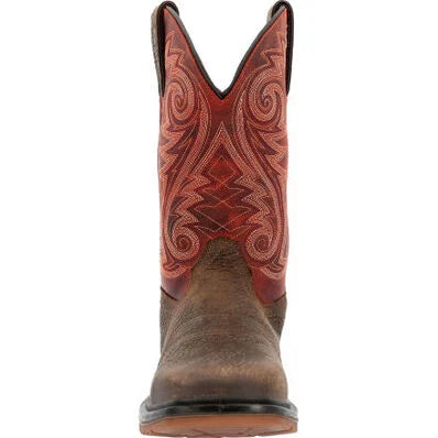 Rocky Men's Worksmart 11" Waterproof Composite Toe Western Work Boot -Brown- RKW0385 - Overlook Boots