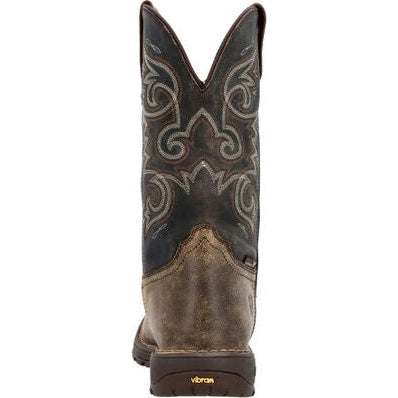 Rocky Men's Legacy 32 11" Waterproof Western Pull On Work Boot Brown RKW0389 - Overlook Boots