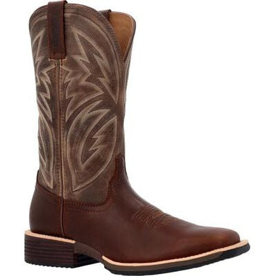 Rocky Men's Tall Oaks 12" Steel Toe Slip Resistant Western Work Boot -Bone- RKW0405 - Overlook Boots