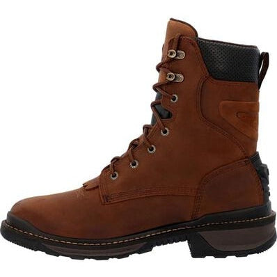 Rocky Men's Rams Horn 9" Composite Toe Waterproof Western Work Boot -Brown- RKW0407 - Overlook Boots