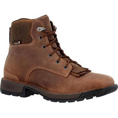 Rocky Women's Legacy 32 6" Composite Toe Waterproof Western Boot -Coffee- RKW0411 6 / Medium / Brown - Overlook Boots