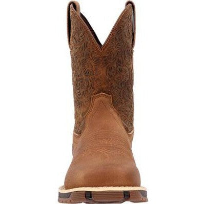 Rocky Women's Rosemary 9" Square Toe Waterproof Western Boot -Cinnamon- RKW0413 - Overlook Boots