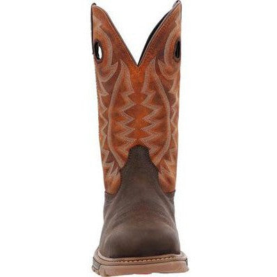 Rocky Men's Carbon 12" Square Toe Waterproof Western Boot -Brown- RKW0415 - Overlook Boots