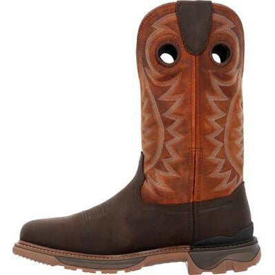 Rocky Men's Carbon 12" Square Toe Waterproof Western Boot -Brown- RKW0415 - Overlook Boots
