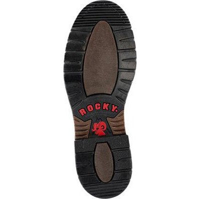 Rocky Men's Original Ride 11" Steel Toe Waterproof Western Work Boot -Brown- RKW0419 - Overlook Boots