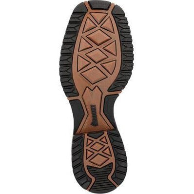 Rocky Women's Rosemary 11" Square Toe Waterproof Western Work Boot -Brown- RKW0422 - Overlook Boots