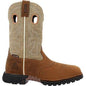 Rocky Men's Hi Wire 11" Composite Toe Waterproof Western Work Boot -Brown- RKW0425 8 / Medium / Brown - Overlook Boots