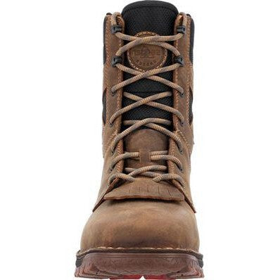 Rocky Men's Hi Wire 11" Composite Toe Waterproof Western Work Boot -Earth- RKW0427 - Overlook Boots