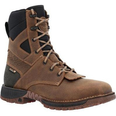 Rocky Men's Hi Wire 11" Composite Toe Waterproof Western Work Boot -Earth- RKW0427 - Overlook Boots