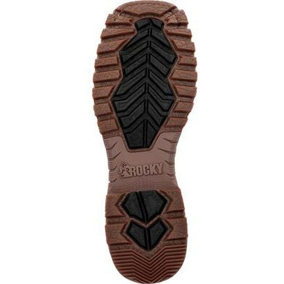 Rocky Men's Hi Wire 8" Waterproof Slip Resistant Western Hunt Boot -Earth- RKW0428 - Overlook Boots