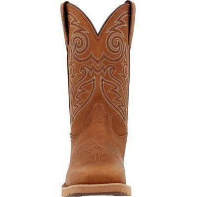 Rocky Men's Monocrepe 12" Square Toe Western Boot -Cognac- RKW0433  - Overlook Boots