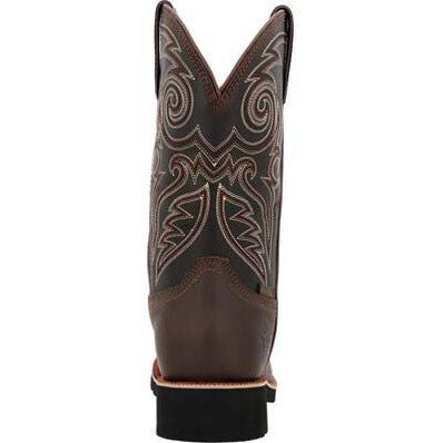 Rocky Men's Monocrepe 12" Steel Toe Waterproof Western Boot -Chocolate- RKW0434 - Overlook Boots