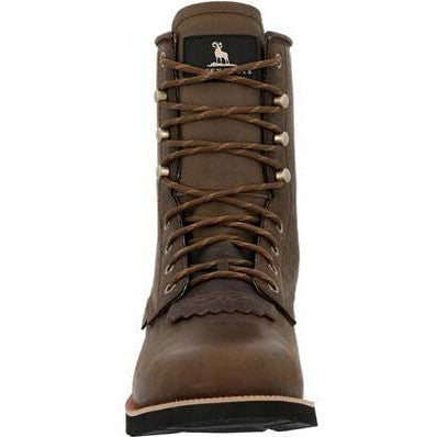 Rocky Men's Monocrepe 8" Steel Toe Waterproof Western Boot -Chocolate- RKW0437 - Overlook Boots