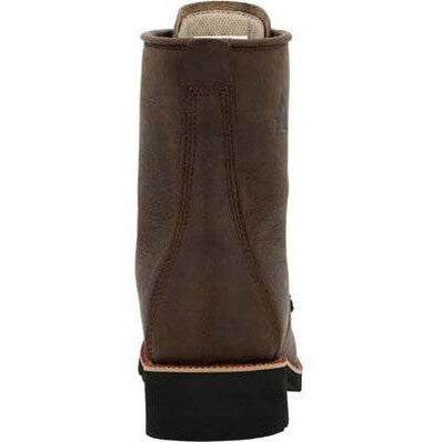 Rocky Men's Monocrepe 8" Steel Toe Waterproof Western Boot -Chocolate- RKW0437 - Overlook Boots