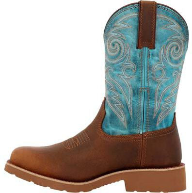 Rocky Women's Monocrepe 11" Square Toe Waterproof Western Boot -Brown- RKW0445 - Overlook Boots