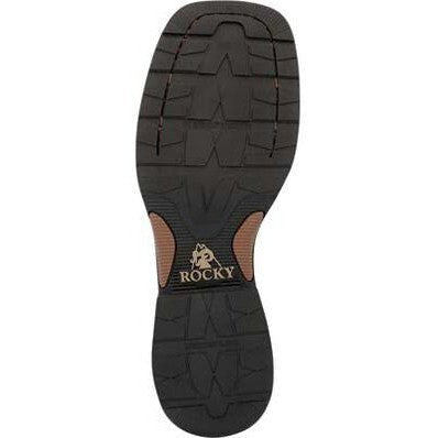 Rocky Men's Bronco 12" Soft Toe Waterproof Western Classic Boot- Tobacco- RKW0451 - Overlook Boots