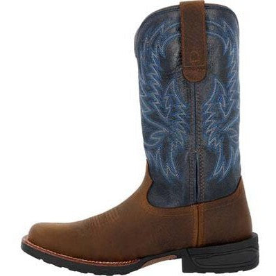 Rocky Men's Bronco 12" Soft Toe Waterproof Western Work Boot- Brown- RKW0453 - Overlook Boots