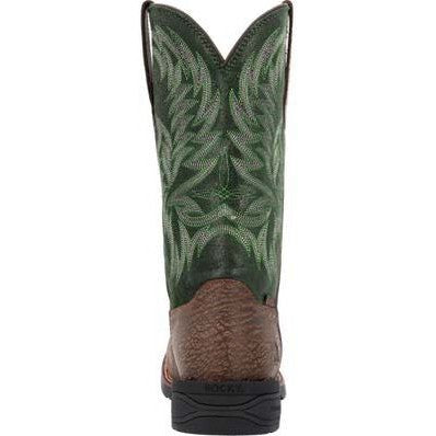 Rocky Men's Bronco 12" Composite Toe Waterproof Western Classic Boot- Brown- RKW0454 - Overlook Boots