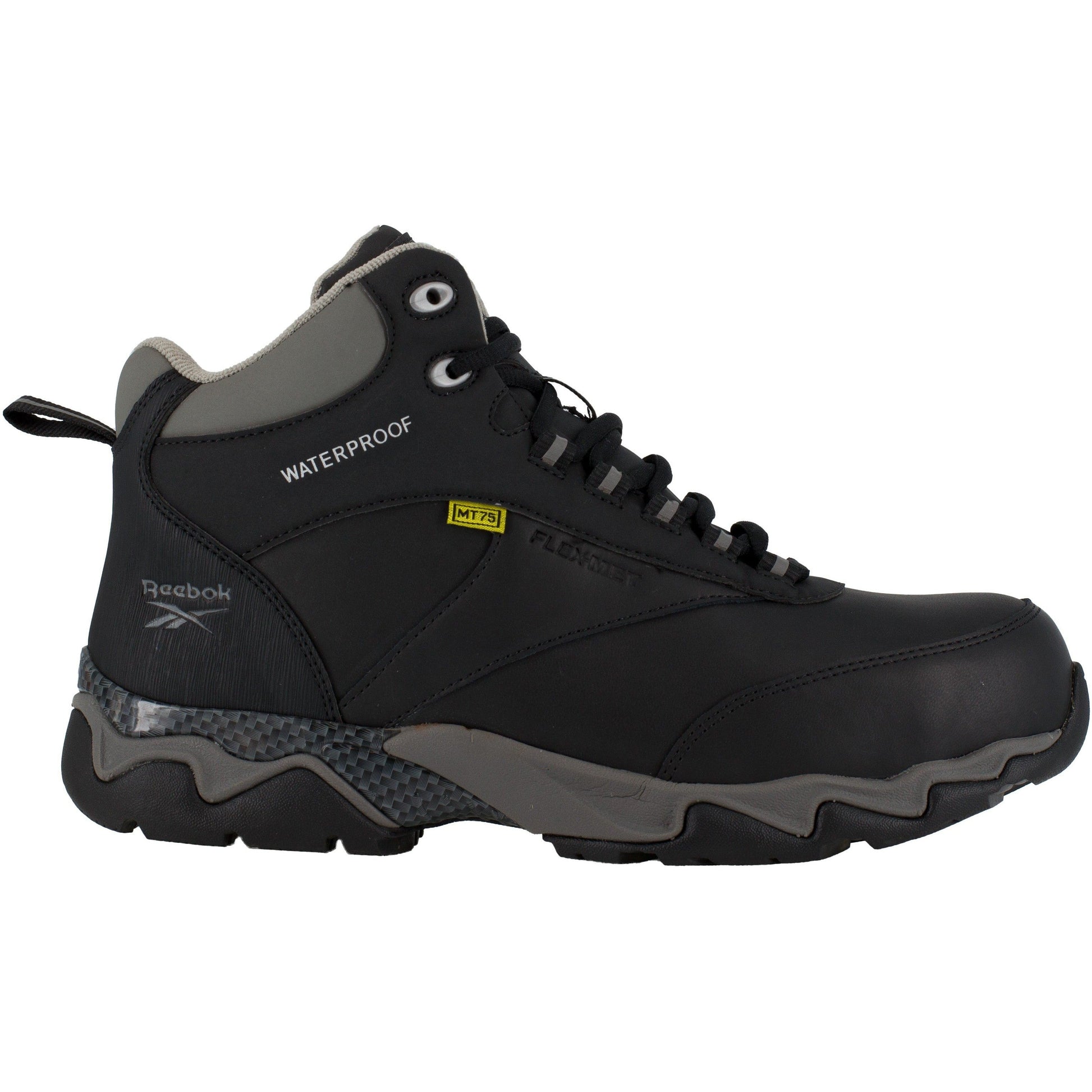 Reebok Men's Beamer Composite Toe Waterproof Athletic Work Boot- Black- RB1067 - Overlook Boots