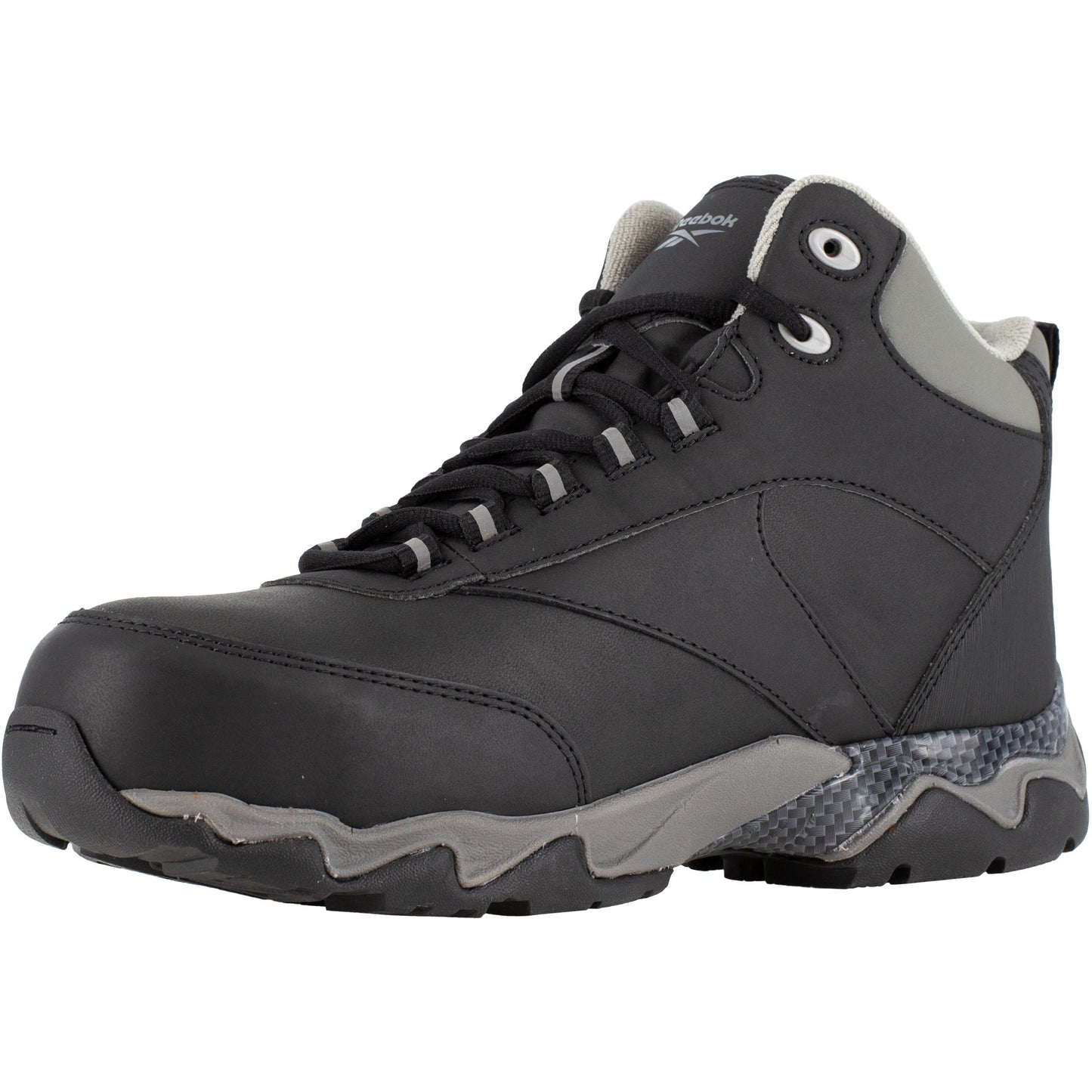 Reebok Men's Beamer Composite Toe Waterproof Athletic Work Boot- Black- RB1068 - Overlook Boots