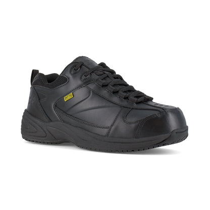 Reebok Women's Centose Composite Toe CushGuard Met Guard Sport Work Shoe - Black - RB156 6 / Medium / Black - Overlook Boots