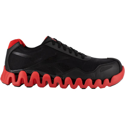 Reebok Men's Zig Pulse Composite Toe Athletic Work Shoe- Black- RB3016 - Overlook Boots