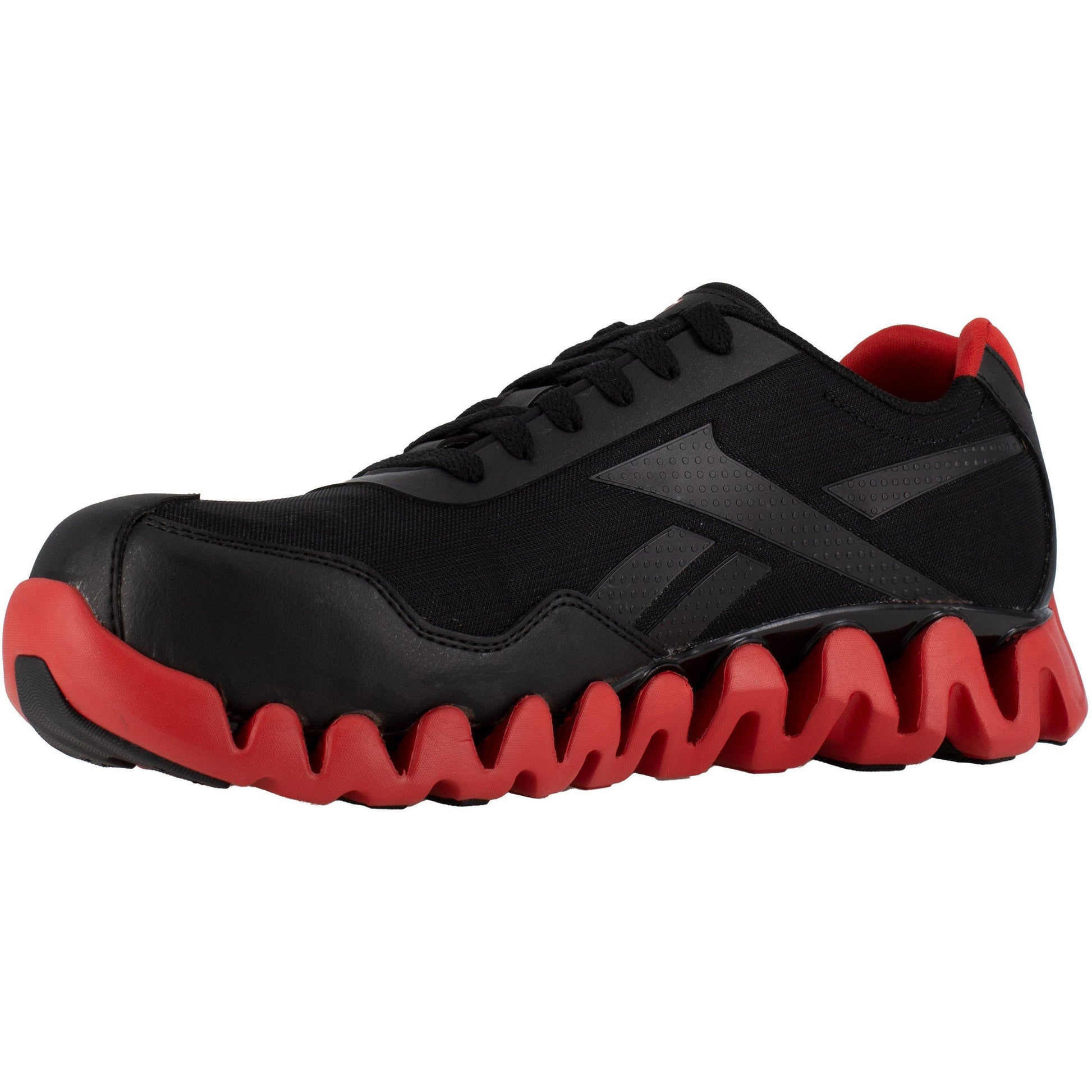 Reebok Men's Zig Pulse Composite Toe Athletic Work Shoe- Black- RB3016 - Overlook Boots