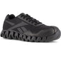 Reebok Men's Zig Pulse Composite Toe Athletic Work Shoe- Black- RB3019 4 / Medium / Black - Overlook Boots