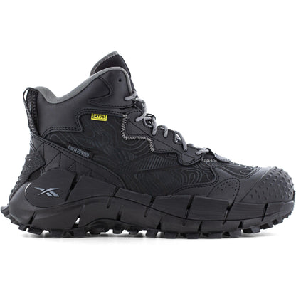 Reebok Men's Zig Kinetica Trail Inspired Waterproof Metguard Work Boot- Black- RB3022 - Overlook Boots