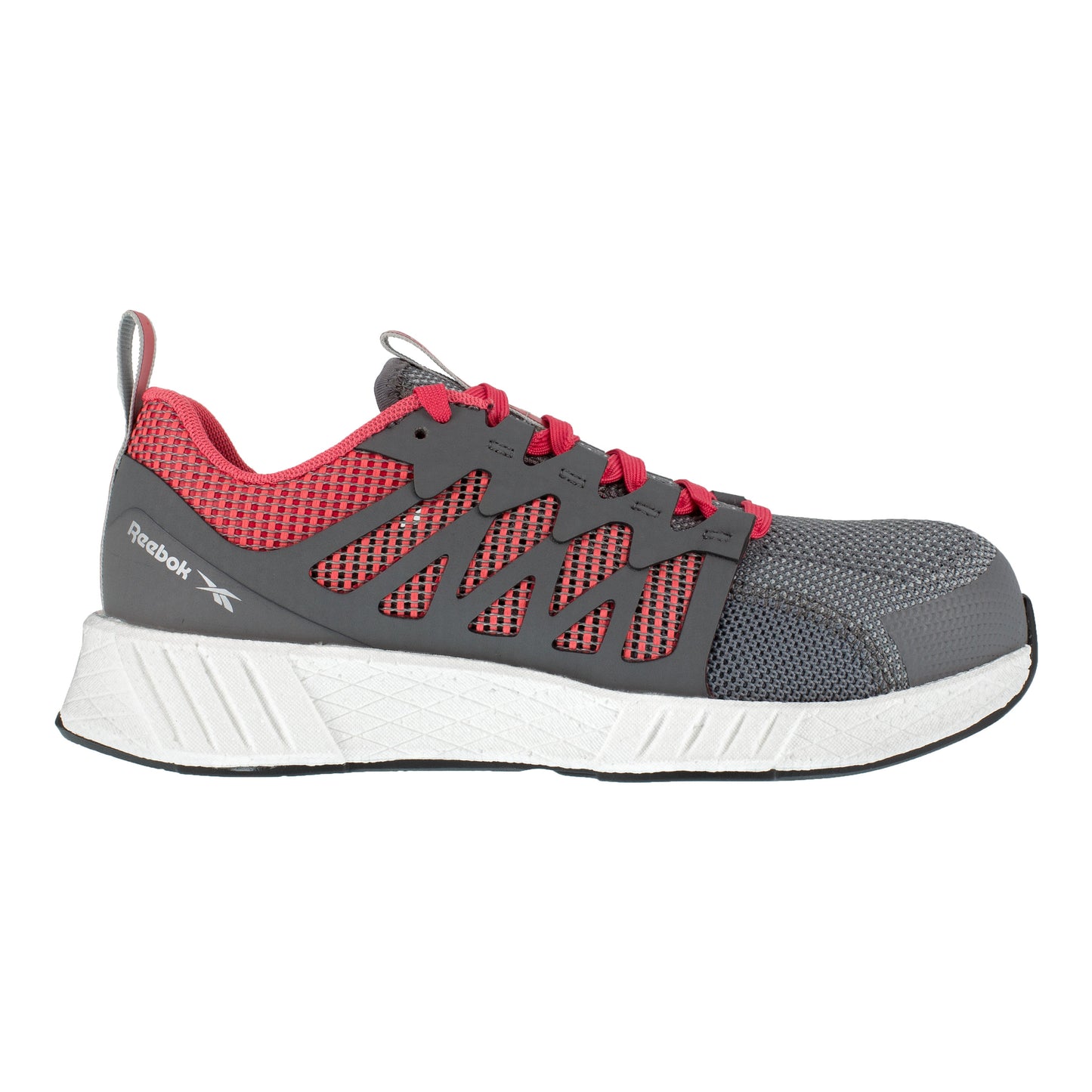 Reebok Women's Fusion Flexweave Composite Toe Athletic Work Shoe - Grey - RB312 - Overlook Boots