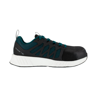 Reebok Women's Fusion Flexweave Composite Toe Athletic Work Shoe - Teal- RB314 - Overlook Boots