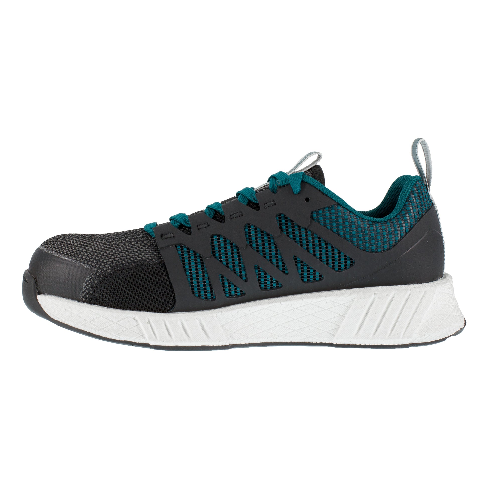 Reebok Women's Fusion Flexweave Composite Toe Athletic Work Shoe - Teal- RB314 - Overlook Boots