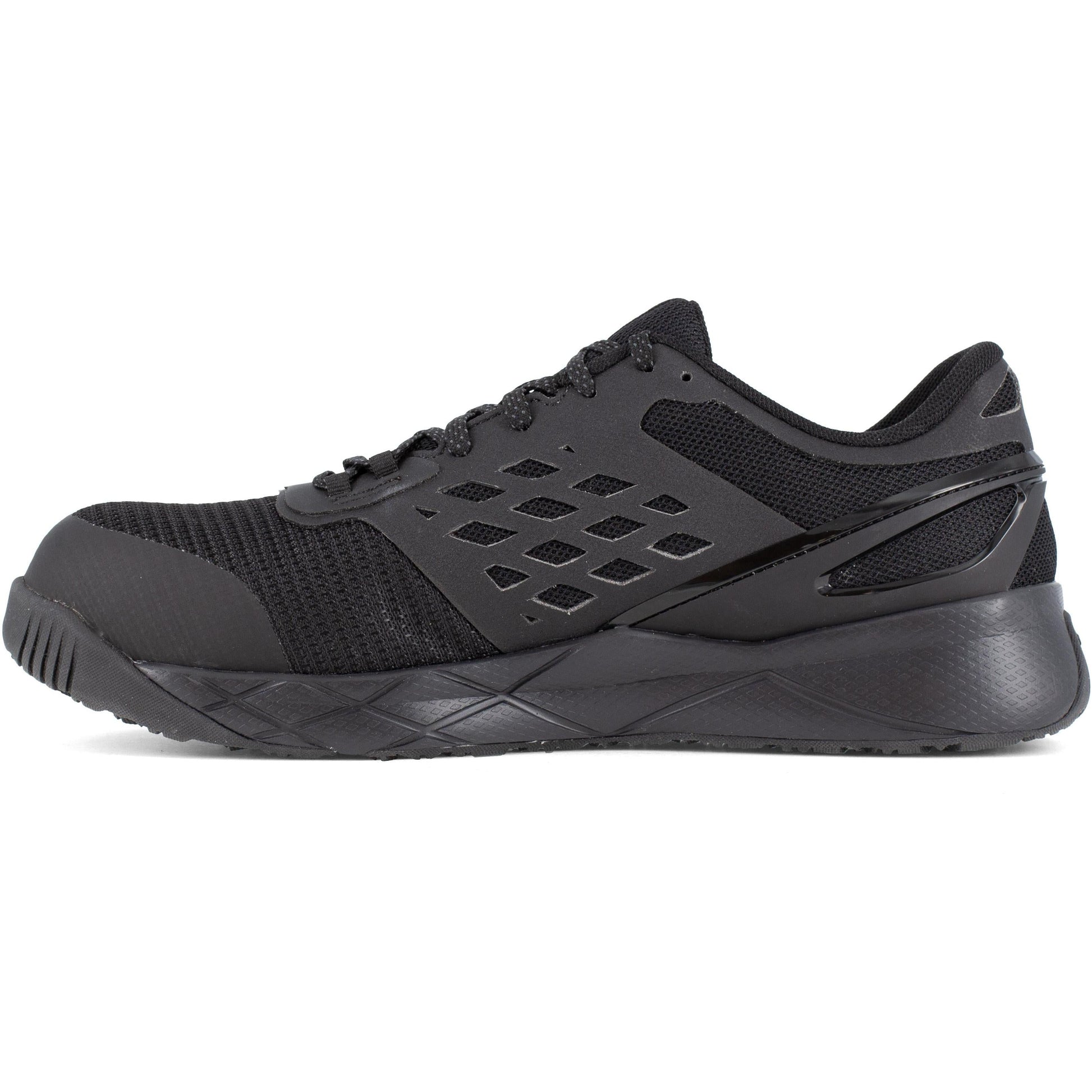 Reebok Men's Nanoflex TR Composite Toe Athletic Work Shoe- Black- RB3315 - Overlook Boots