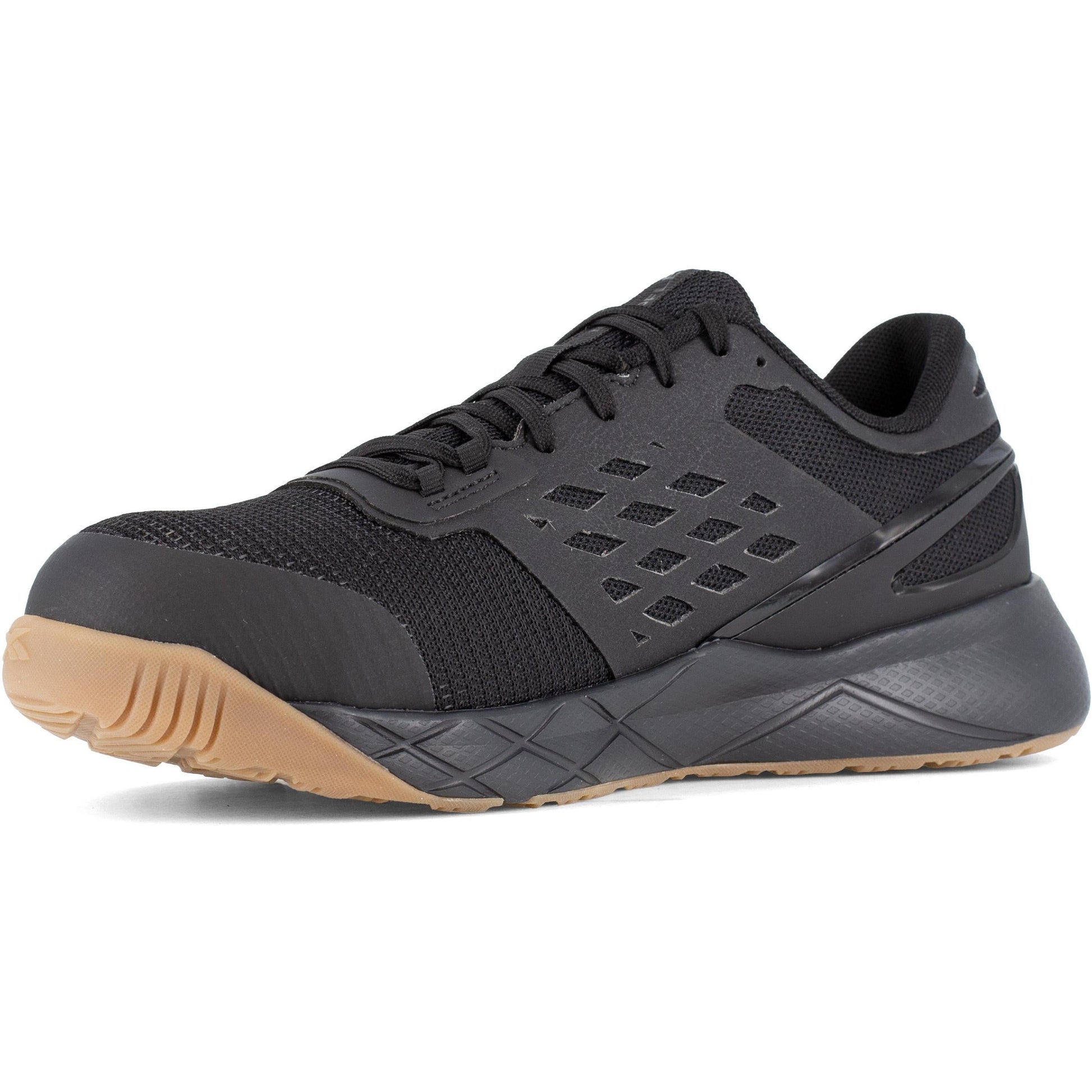Reebok Men's Nanoflex TR Composite Toe Athletic Work Shoe- Black- RB3317 - Overlook Boots