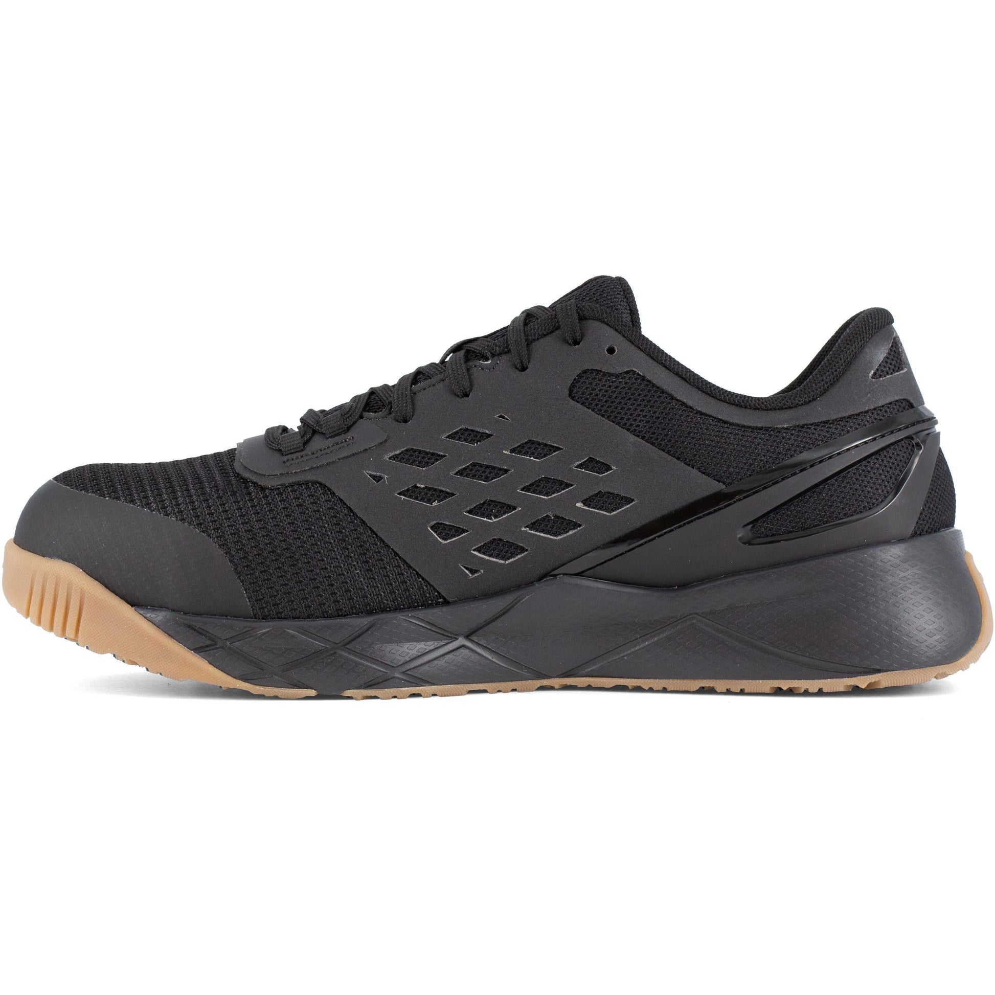 Reebok Men's Nanoflex TR Composite Toe Athletic Work Shoe- Black- RB3317 - Overlook Boots