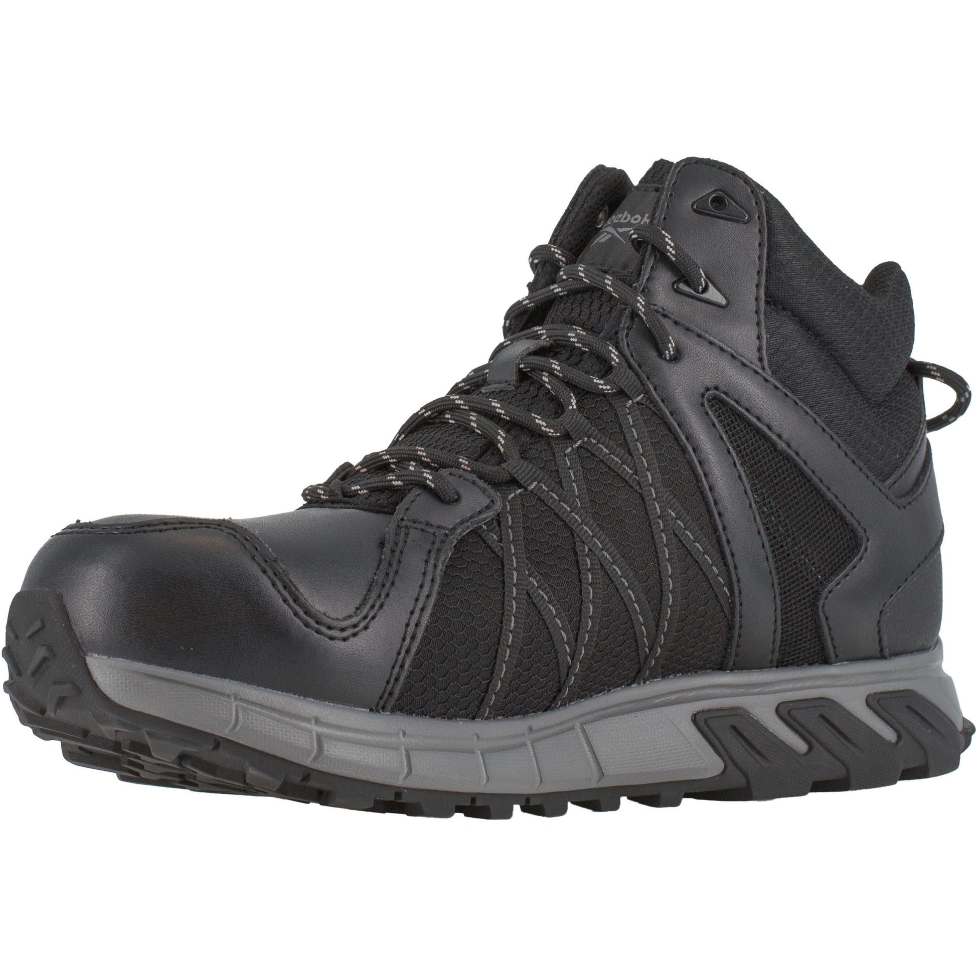 Reebok Men's Trailgrip Alloy Toe Waterproof Hiker Work Boot- Black- RB3401 - Overlook Boots
