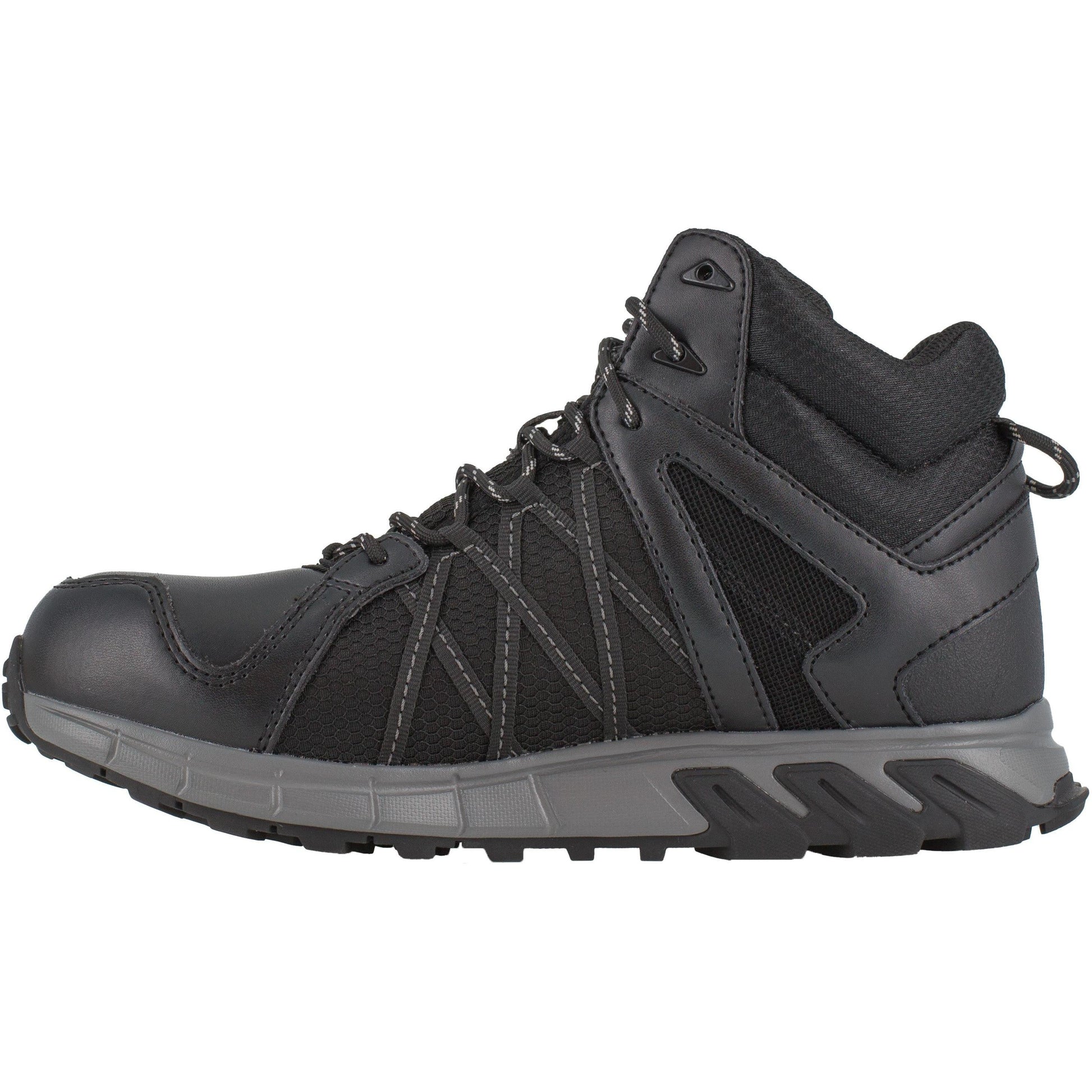 Reebok Men's Trailgrip Alloy Toe Waterproof Hiker Work Boot- Black- RB3401 - Overlook Boots