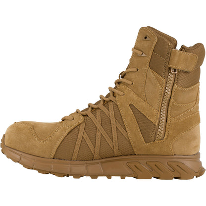 Reebok Men's Trailgrip Tactical 8" Composite Toe Tactical Work Boot- Coyote- RB3460 - Overlook Boots
