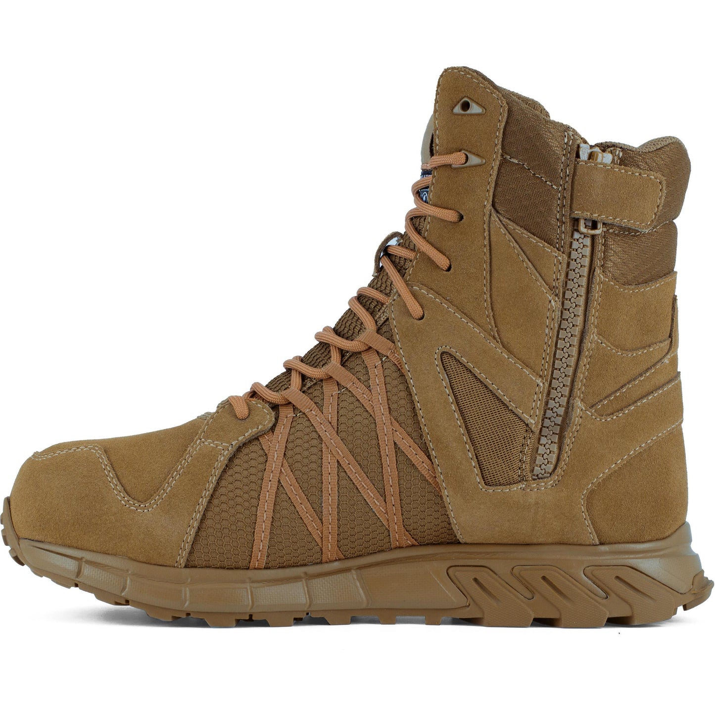 Reebok Men's Trailgrip Tactical 8" Composite Toe Waterproof Tactical Boot- Coyote- RB3461 - Overlook Boots