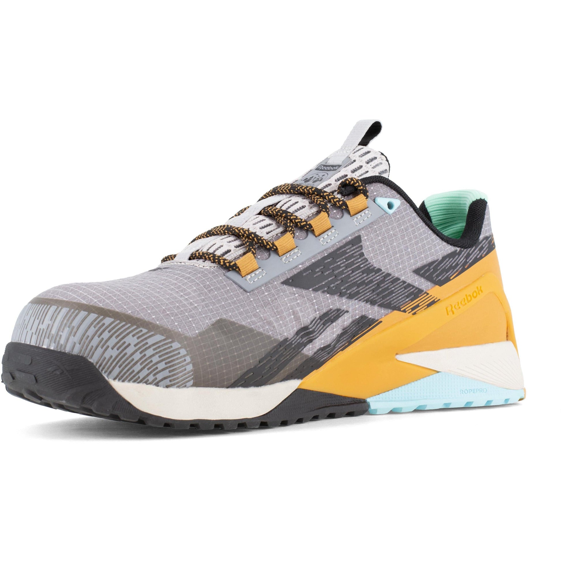 Reebok Men's Nano X1 Adventure Composite Toe Athletic Work Shoe- Silver- RB3482 - Overlook Boots