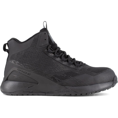 Reebok Men's Nano X1 Adventure Composite Toe Athletic Work Shoe- Black- RB3484 - Overlook Boots
