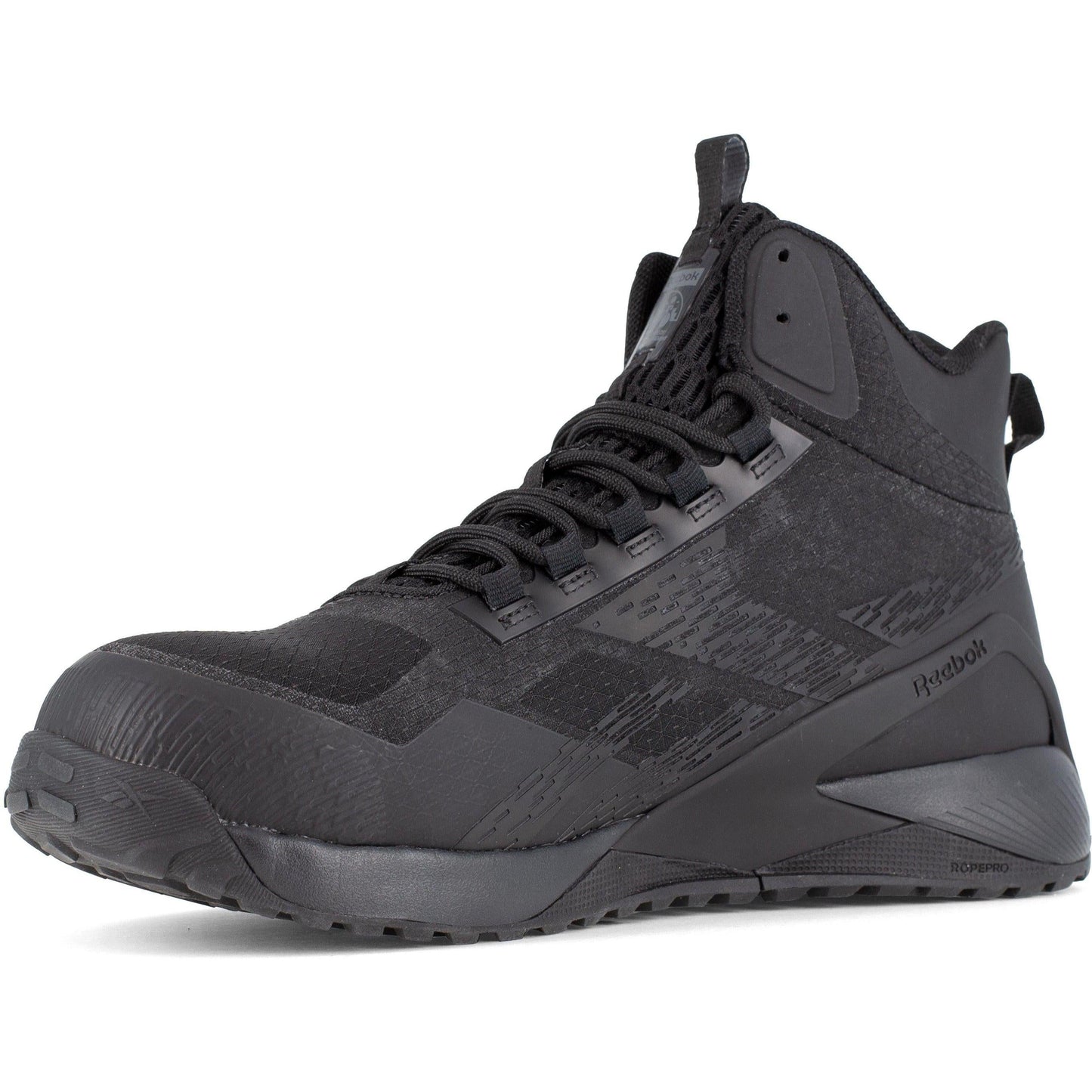 Reebok Men's Nano X1 Adventure Composite Toe Athletic Work Shoe- Black- RB3484 - Overlook Boots