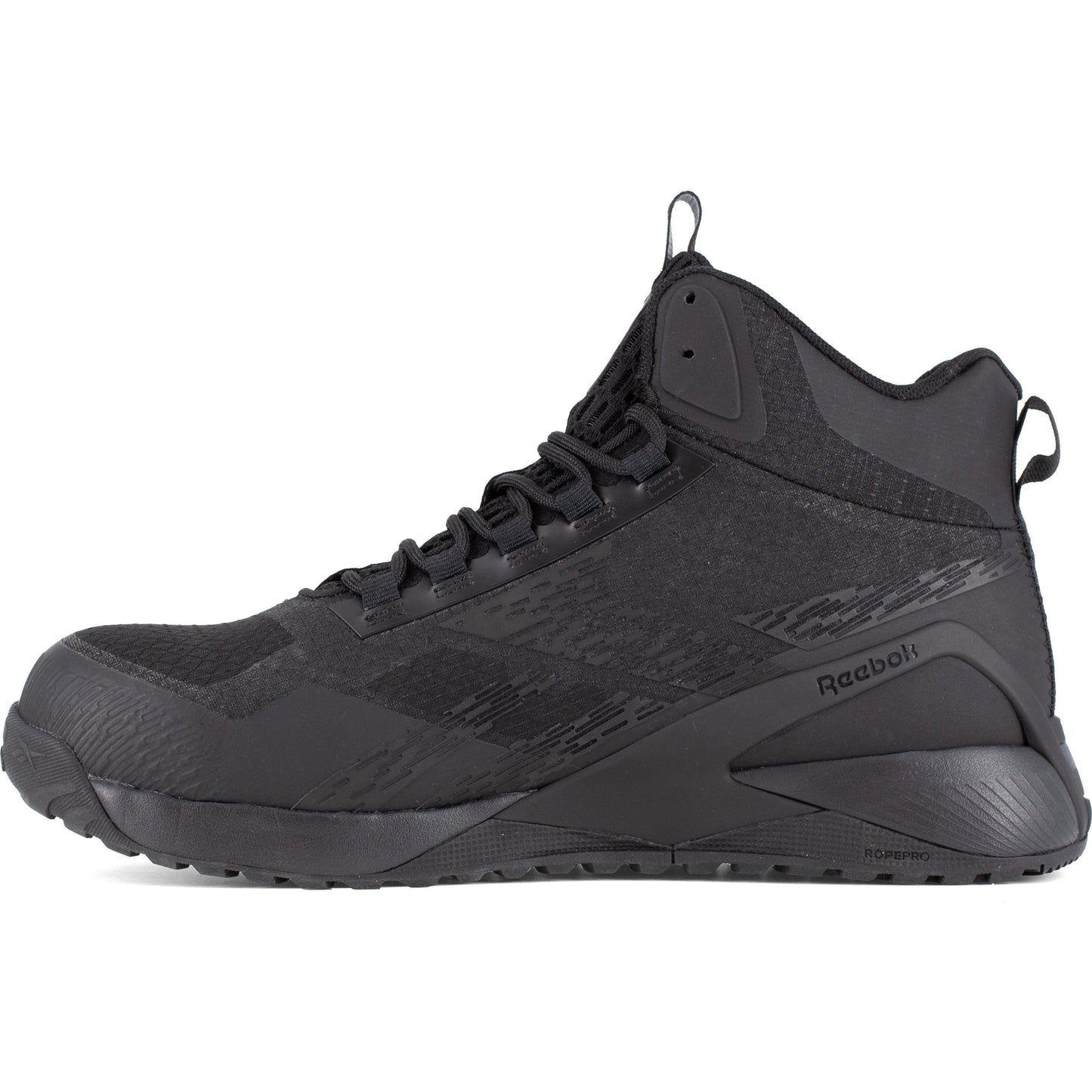 Reebok Men's Nano X1 Adventure Composite Toe Athletic Work Shoe- Black- RB3484 - Overlook Boots