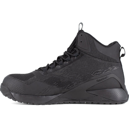 Reebok Men's Nano X1 Adventure Composite Toe Athletic Work Shoe- Black- RB3484 - Overlook Boots