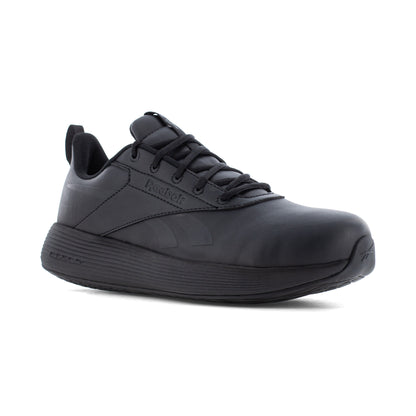 Reebok Women's DMXair Comfort+ Composite Toe Athletic Work Shoe - Black - RB605 6 / Medium / Black - Overlook Boots