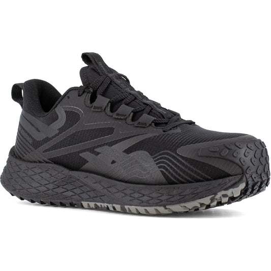 Reebok Men's FE4 Adventure Composite Toe Athletic Work Shoe- Black- RB3613 3 / Medium / Black - Overlook Boots