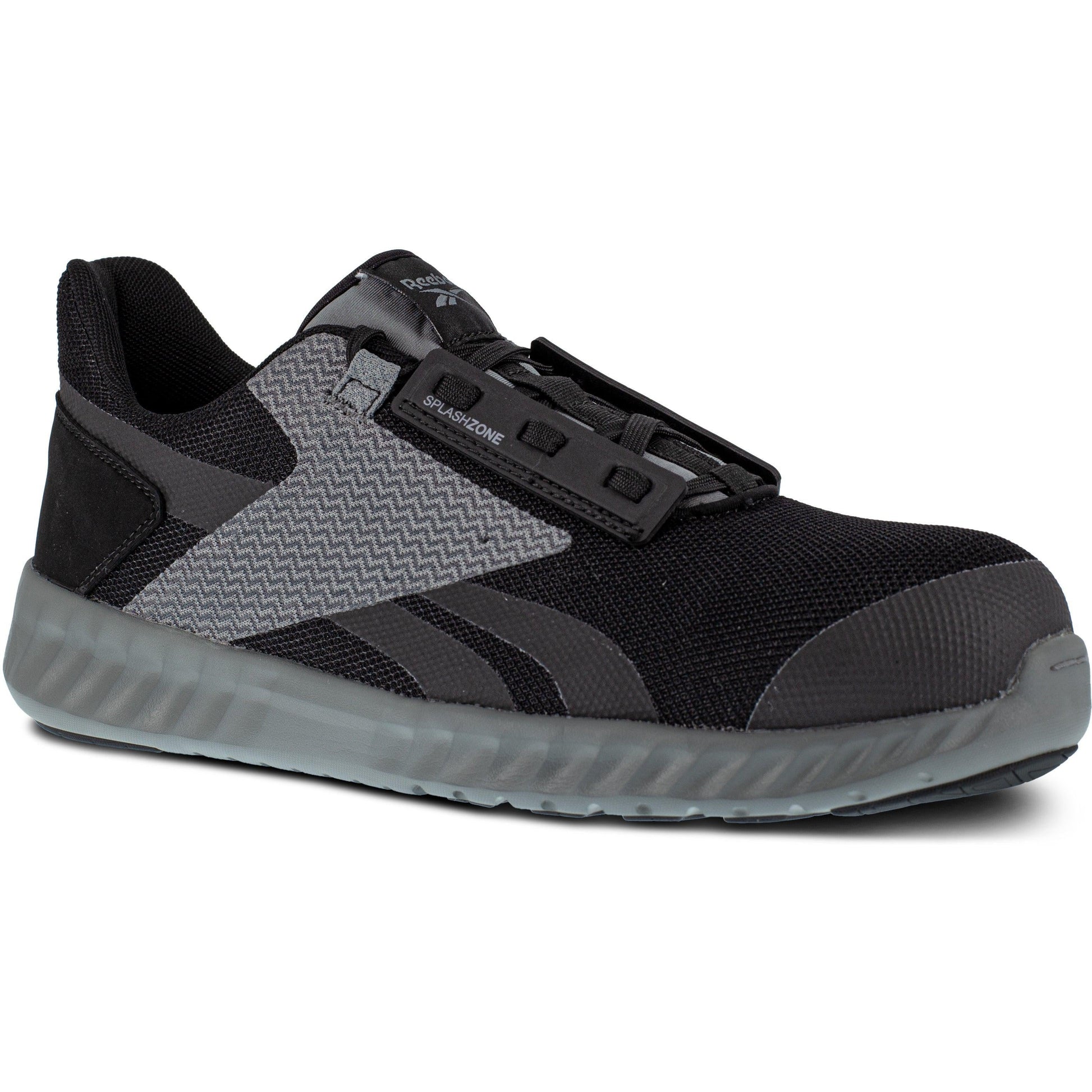 Reebok Men's Sublite Legend Composite Toe Athletic Work Shoe- Black- RB4020 8 / Medium / Black - Overlook Boots