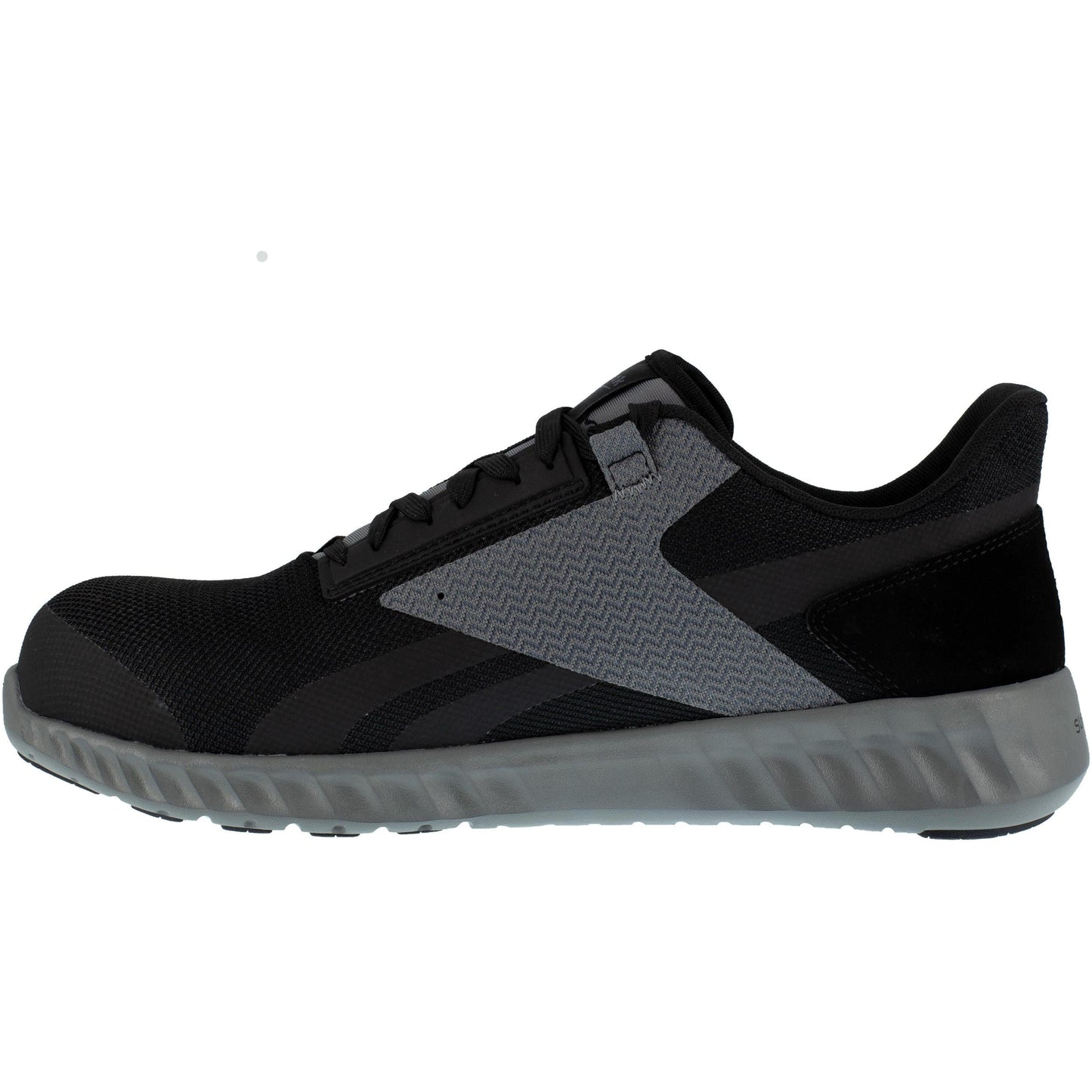 Reebok Men's Sublite Legend Composite Toe Athletic Work Shoe- Black- RB4020 - Overlook Boots